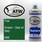 Preview: Fiat, Green - Sea of Italy, 688: 400ml Sprühdose, von ATW Autoteile West.
